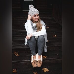 UGG Bella II UGGplush Lined Moccasin Slipper in Expresso Brown